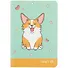 Записная книжка А6 32л кл. "Corgis life", тонир. внутр. блок, сшивка - 0