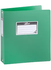 Папка 4 кольца А5 25мм, пластик 0,7мм, ассорти