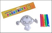 Игрушка-раскраска Веселая девочка (4 маркера) (495042) (упаковка)