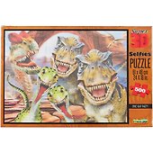 Пазл Super 3D, Дино селфи (Dino Selfie ) 500 эл.,61*46см. - 1