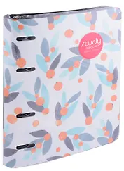 Тетрадь на кольцах в клетку InFolio, Very berry, 120 листов