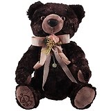 Игрушка мягкая Budi Basa, Медведь БернАрт-бордовый (металлик) BAb-100