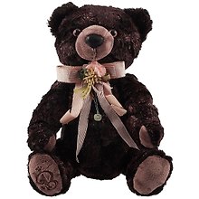 Игрушка мягкая Budi Basa, Медведь БернАрт-бордовый (металлик) BAb-100