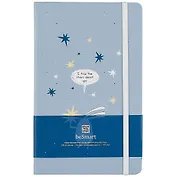 Книга для записей А5 64л лин. "Bunny" 7БЦ, резинка, ляссе, тонир.блок