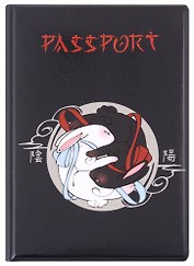 Обложка на паспорт «Аниме. Кролики Инь и ян», Dari