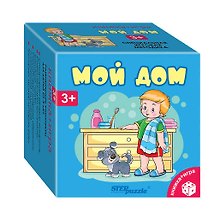 Настольная игра «Мой дом», развивающая, Step puzzle