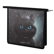 Папка для тетрадей А5 "Принцесса луна" полипропилен, 23.3*20*6.5 см, молния, дно с расширением