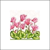Салфетки Daisy бум. сервиров. Цикламен (SDWI001501) (33х33) (20шт) (3сл)