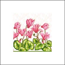 Салфетки Daisy бум. сервиров. Цикламен (SDWI001501) (33х33) (20шт) (3сл)