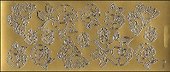 Контурные наклейки Большие розы (2.0470) (лист) (зол.) (10х23см) - 1
