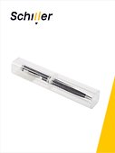 Ручка подарочная шариковая синяя, Classic, Schiller - 1