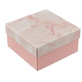 Коробка для подарка «Розовый мрамор» маленькая