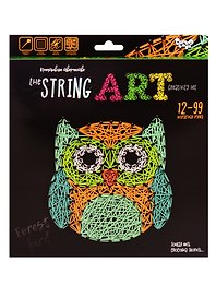 Набор для творчества ДАНКО-ТОЙС STRING ART Сова