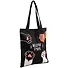Сумка-шоппер Meow power: Кошачьи лапки черная, текстиль, 40см.*32см., с 2 ручками - 1