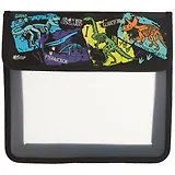 Папка для тетрадей А5 "Скелет динозавра" липучка, Оникс