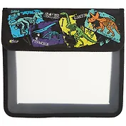 Папка для тетрадей А5 "Скелет динозавра" липучка, Оникс