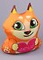 Игрушка-антистрес Лиса с сердечком (33х28) (ПТ- 400093332) - 0