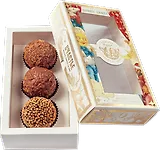 Шоколадные гранд трюфели СЧАСТЬЕ, набор №3, 3 шт., 150г