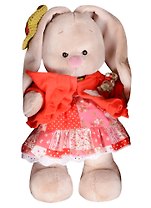 Игрушка мягкая Budi Basa, Зайка Ми Маково-красный (малая) 25см