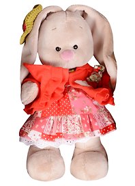 Игрушка мягкая Budi Basa, Зайка Ми Маково-красный (малая) 25см