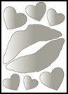 Зеркальный стикер Декоретто Страстный поцелуй (MF 4001) (35х50)