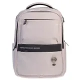 Рюкзак "Light beige" 2 отделения, 43*31*14,5 см, полиэстер, 4 кармана USB-выход