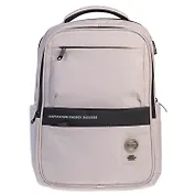 Рюкзак "Light beige" 2 отделения, 43*31*14,5 см, полиэстер, 4 кармана USB-выход