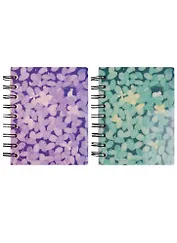 Записная книжка А6 100 листов линейка "The Flowers Whisper", на спирали