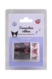Лента клейкая декоративная 3штSanrio №7К