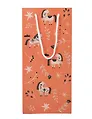 Пакет бутылочный 32*15 "Lucky"красный, НГ, бум.мат.ламинат