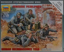 Сборная модель «Немецкие разведчики 1939-1942», ZVEZDA (6153)