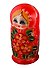 Матрешка 5 в 1 большая (Цветы, Эскиз 08, Полевые цветы) (М05160308) - 0