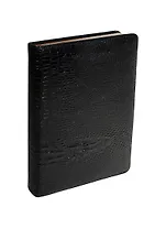 Ежедневник недат. А5 160л "Dandy" черный, иск.кожа, фактура крокодила, тв.переплет, поролон, внутр.карман, зол.обрез, двойное ляссе, In Folio