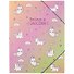 Папка на резинке «Unicorn pattern», А4 - 0