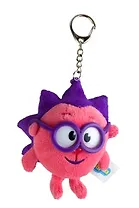 Сувенир, Брелок, Смешарики, Ежик, мягкий, с металлическими элементами