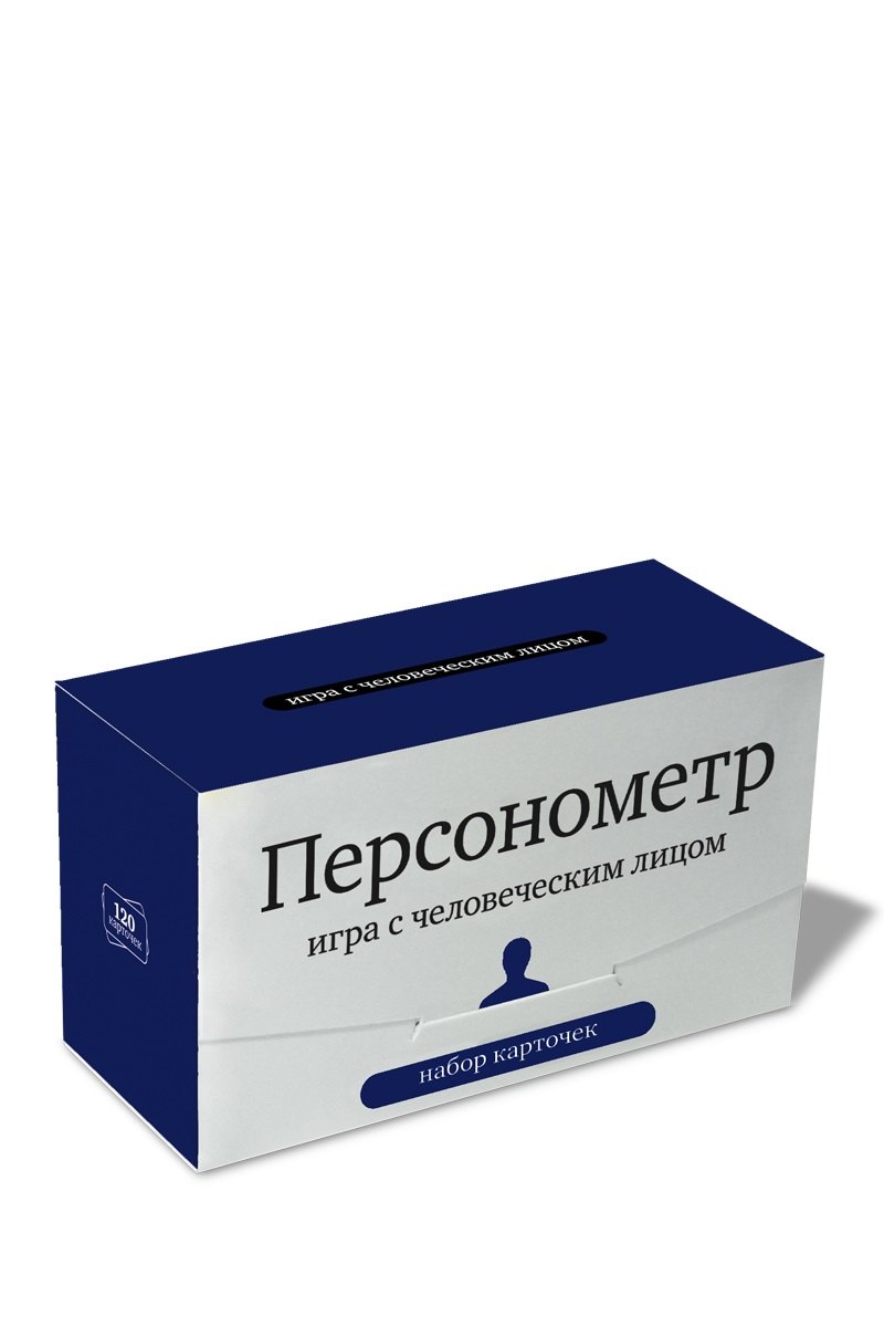 

Персонометр. Игра с человеческим лицом: набор из 120 карточек