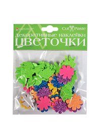 Декоративные наклейки из фоамирана «Цветочки», 3 вида, Hobby Time