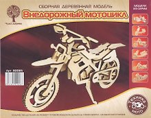 Сборная модель «Внедорожный мотоцикл», Чудо-Дерево (80065)