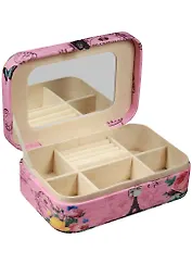 Шкатулка для украшений кожзам Весна в Париже (22х15х7) (1522244)