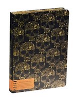Блокнот Черепа (золотой и серебряный обрез) (192стр) (14х21)