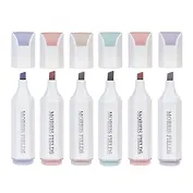 Текстовыделитель Hatber, Morris, пастельный, в ассортименте