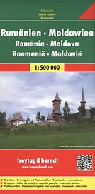 Romania. Moldova. Autokarte = Румыния. Молдова. Автокарта. 1:500 000