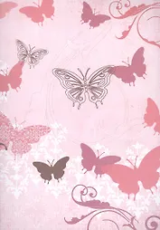 Бумага для скрапбукинга Бабочки (118206) (64A-36625) (A4) (10л) (упаковка)