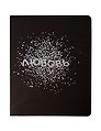 Тетрадь 96л кл. "TOTAL BLACK. Мое вдохновение" цветной диз.картон, тиснение фольгой, гологр.линза, ассорти