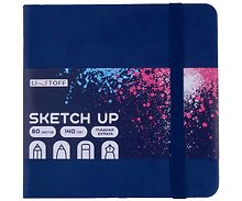 Скетчбук «Sketch Up. Ночной» 140 х 140, 80 листов, белый офсет 100г/м2, твердая подложка