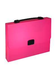 Портфель "Neon" пластик, розовый, Erich Krause