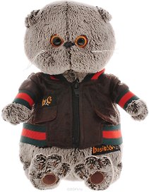Игрушка мягкая Budi Basa, Басик в кожаной куртке 19см Ks19-059