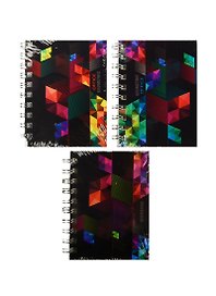 Записная книжка «Geometric Office» А6, 100 листов, спираль, BG, в ассортименте