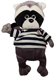 Игрушка мягкая, Orange Toys, Енотик Дэнни в тельняшке, 20см