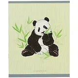 Тетрадь в линейку Listoff, "Панда в бамбуке", 40 листов, в ассортименте